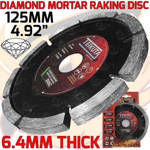 Mortar raking disc 125mm - raking, 4.9"