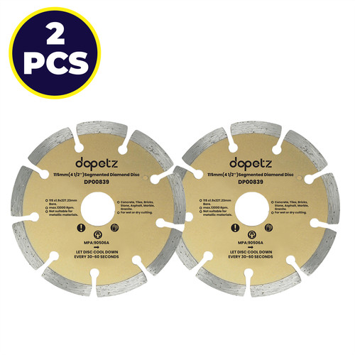 Diamond cutting disc - diamond, 4.5"