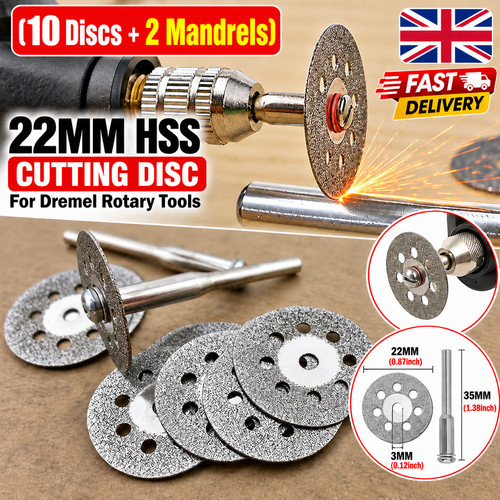 12pc 22mm diamond cutting - 12pc,