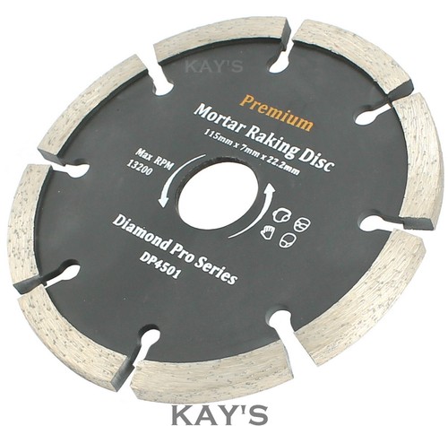 115mm mortar raking disc - 115mm,