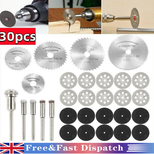 30pc diamond cutting - cutting, discs