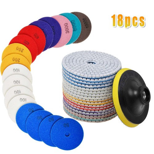 18x diamond polishing pad set - polishing,