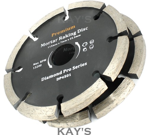 Mortar raking discs diamond - raking,