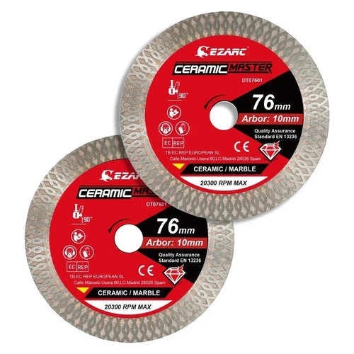 76mm diamond cutting disc 2pc - cutting,